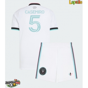 Inter Miami Casemiro #5 Kolmaspaita Lapsille 2026-27 Lyhythihainen (+ shortsit)
